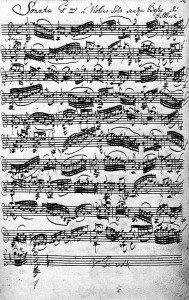 Partition Bach