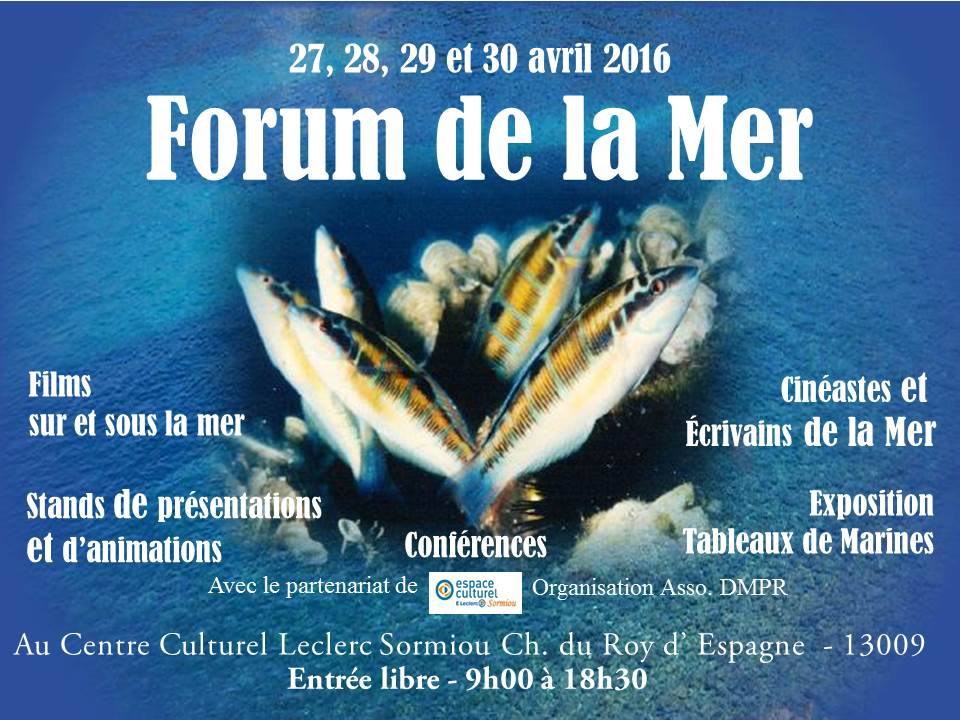 Forum de la mer de Marseille : conférences et dédicaces