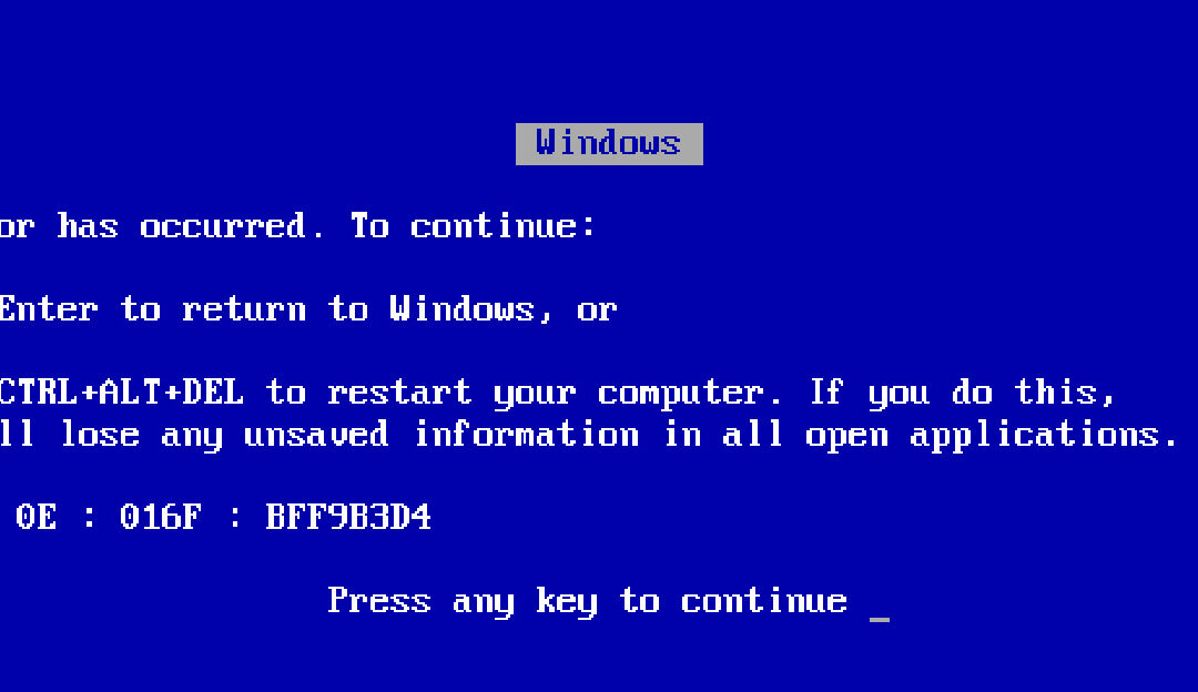 Quand Windoze fonctionne…