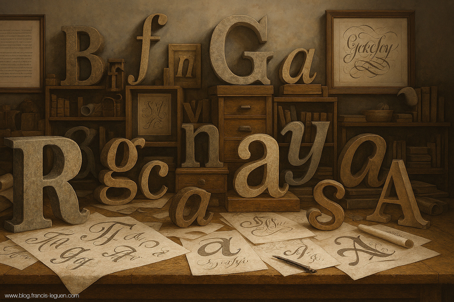 Polices, typographies, fonts