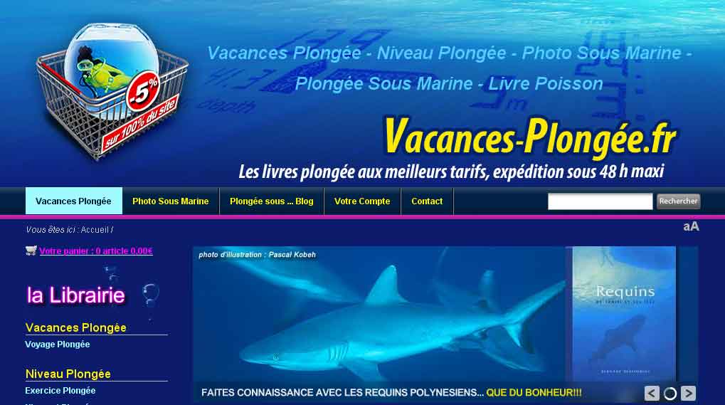 Vacances plongée - Médias - média, journal, réseau