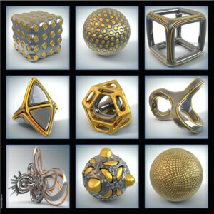 Topmod tuto : origami virtuel - 3D - modèle, maillage, lumière