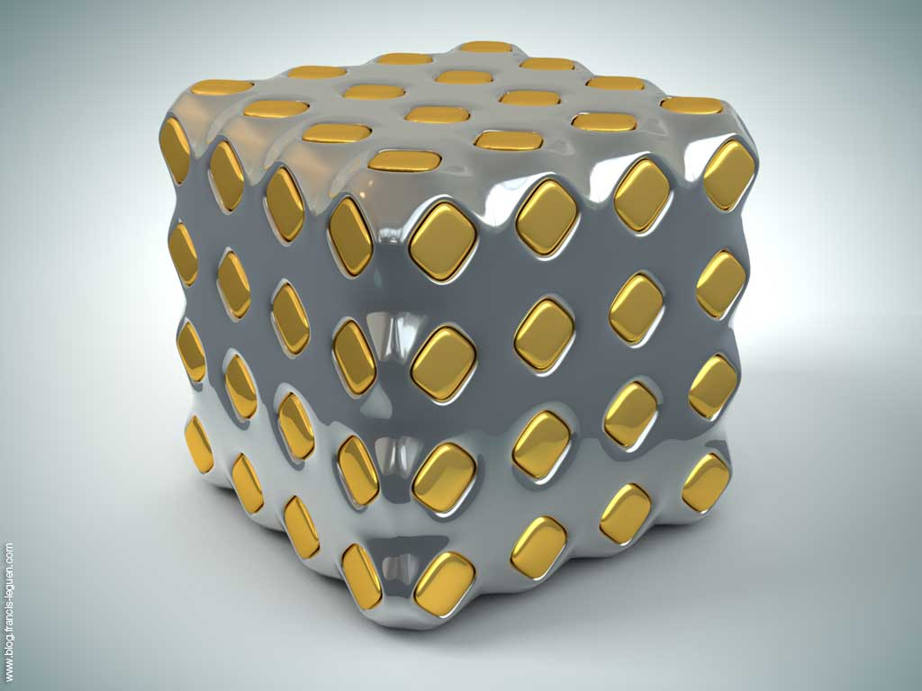 Topmod tuto : origami virtuel - 3D - modèle, maillage, lumière