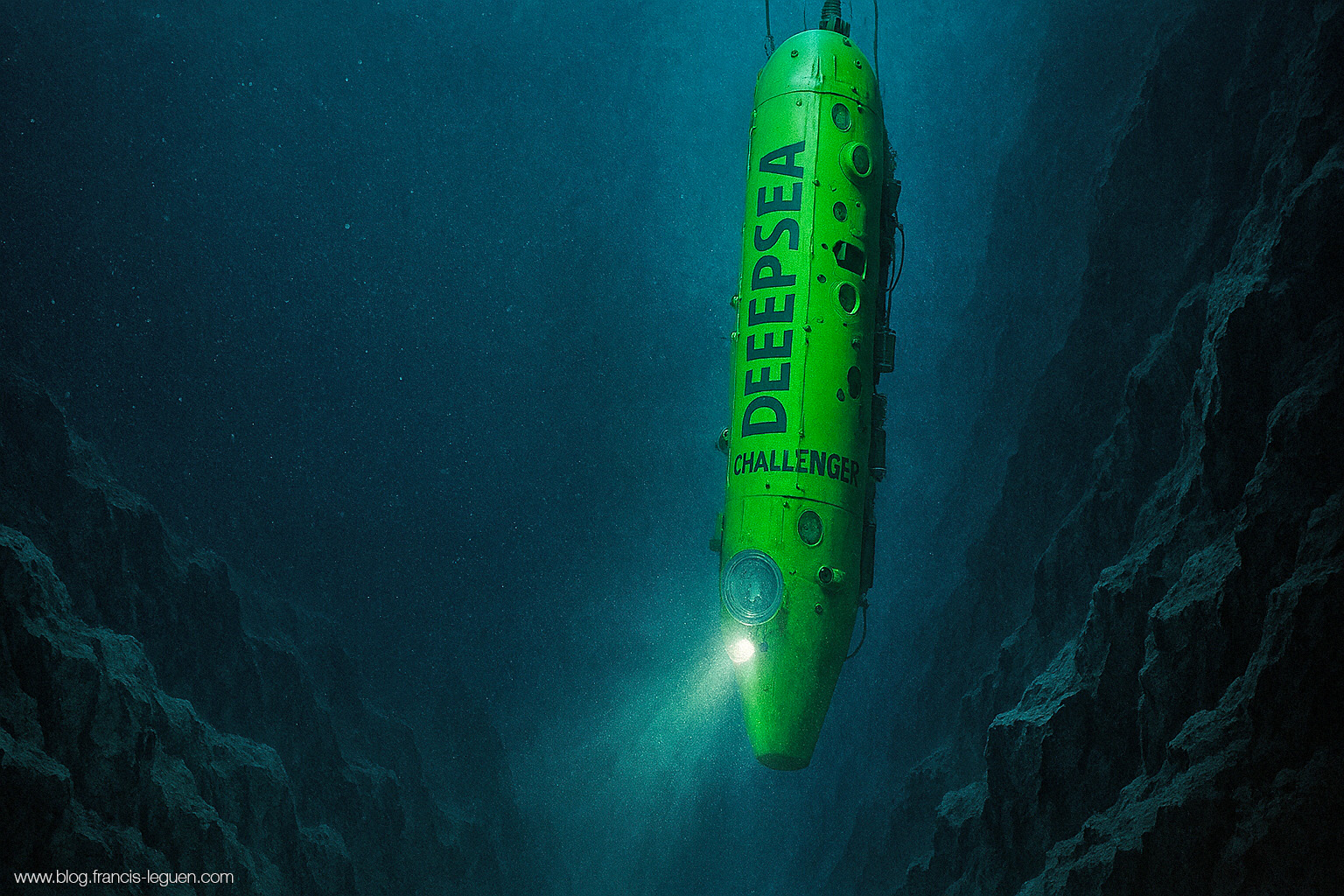 expedition deep sea challenger James cameron fosse des Mariannes