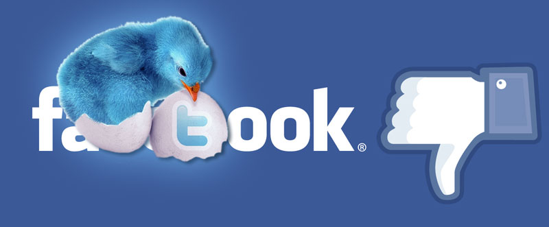 Facebook ou Twitter ?