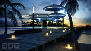 Hôtel sous-marin à Dubaï : The Water Discus - Dubaï - lumière, ambiance, composition