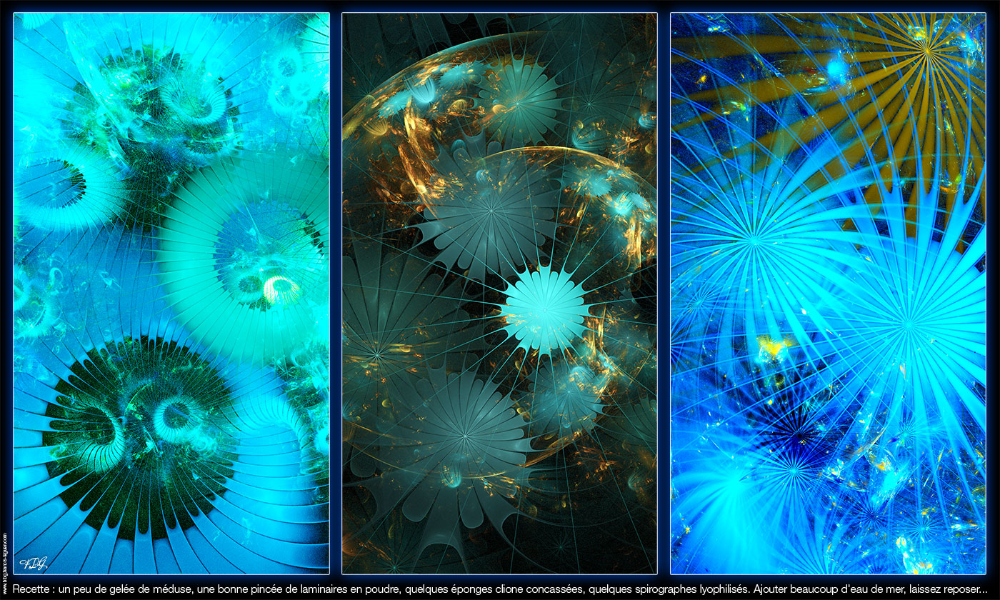 Fractales planctoniques avec Apophysis - Fractales - géométrie, infini, détails