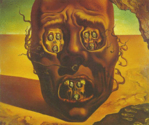 Le visage de la guerre de Salvador Dali
