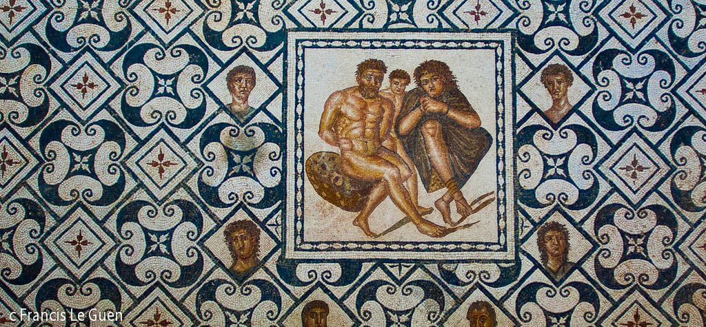 Mosaïque de l'esclave. Musée de Tipaza