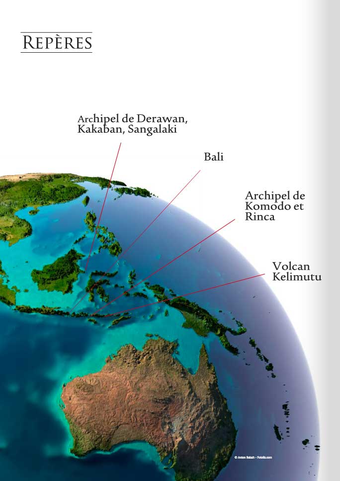 Voyage plongée en Indonésie : l'itinéraire itineraire-Indonesie