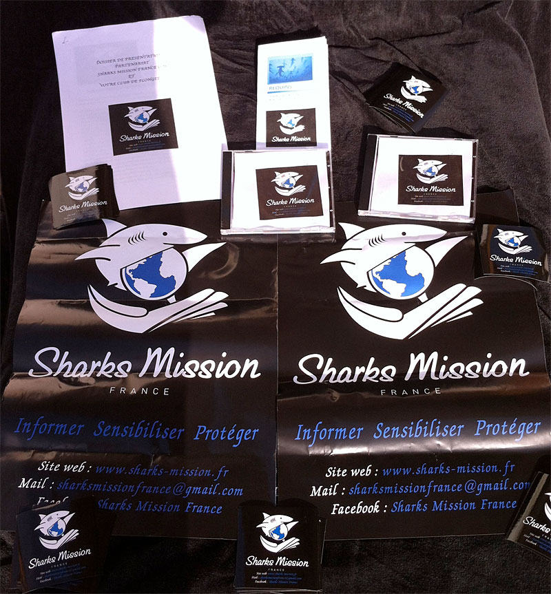 Sharks Mission France Le kit requins kit-sharks-mission-france