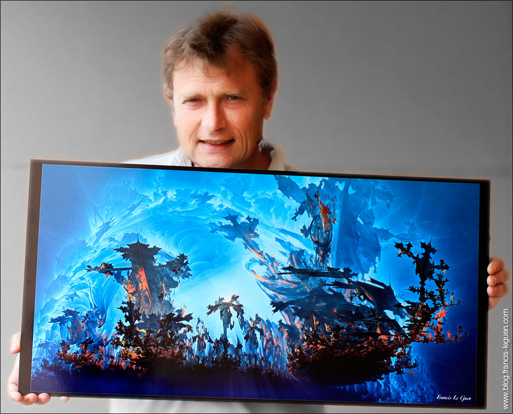 Impressions fractales : collection « abysses ».