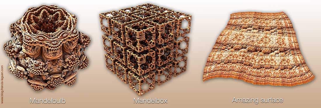 De la Mandelbulb a l'Amazing surface...