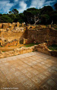 Algérie : les thermes romains de Tipaza - Algérie - composition, moment, forme