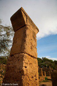 Algérie : les thermes romains de Tipaza - Algérie - composition, moment, forme