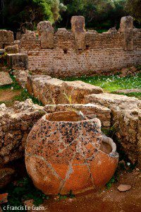 Algérie : les thermes romains de Tipaza - Algérie - composition, moment, forme