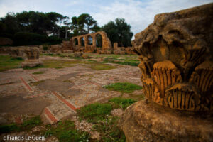 Algérie : les thermes romains de Tipaza - Algérie - composition, moment, forme