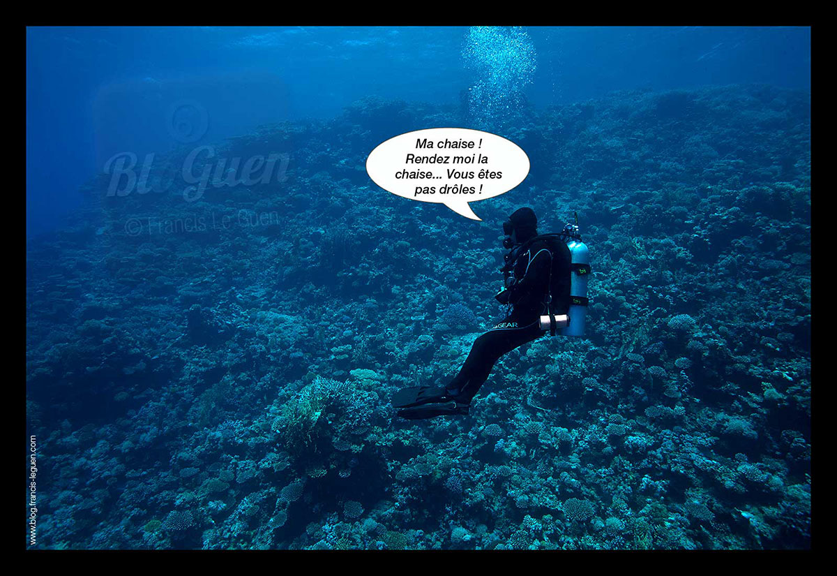 Exocet Diving Attitude plongée Egypte chaise
