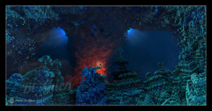 CORAIL ROUGE - Collection Caverns - cavernes, rocheuses, souterraines