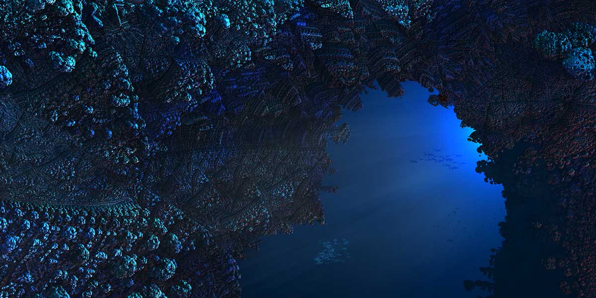 CORAIL ROUGE - Collection Caverns - cavernes, rocheuses, souterraines