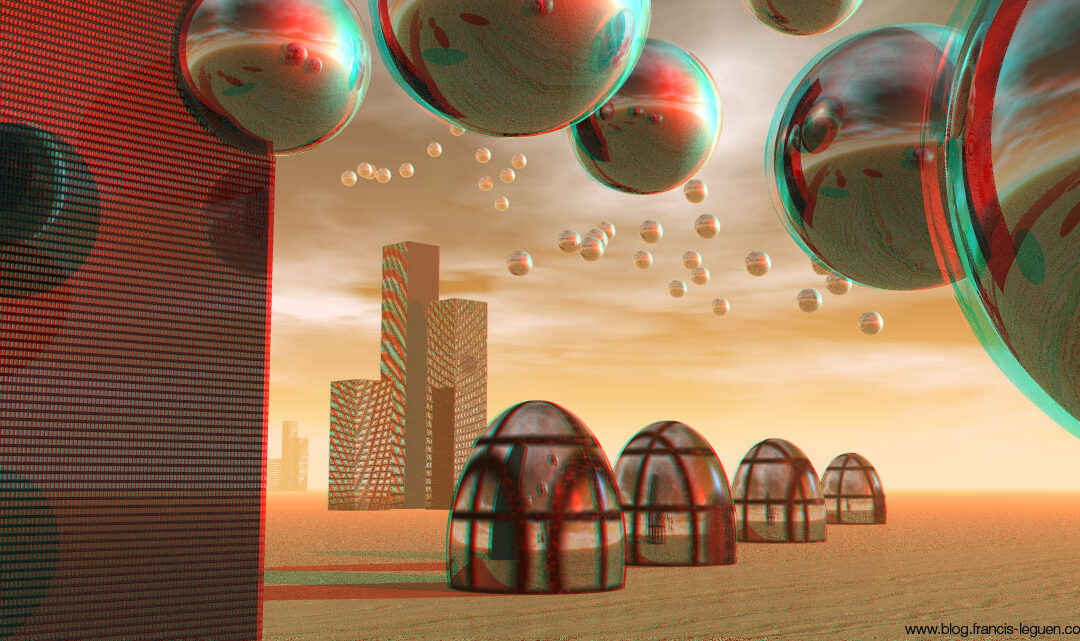 Fractales en relief : anaglyphes et stéréogrammes