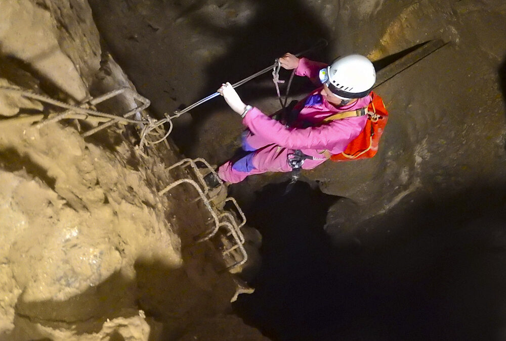 Grotte de la Mescla : tournage du film « L&rsquo;eau sous la montagne »