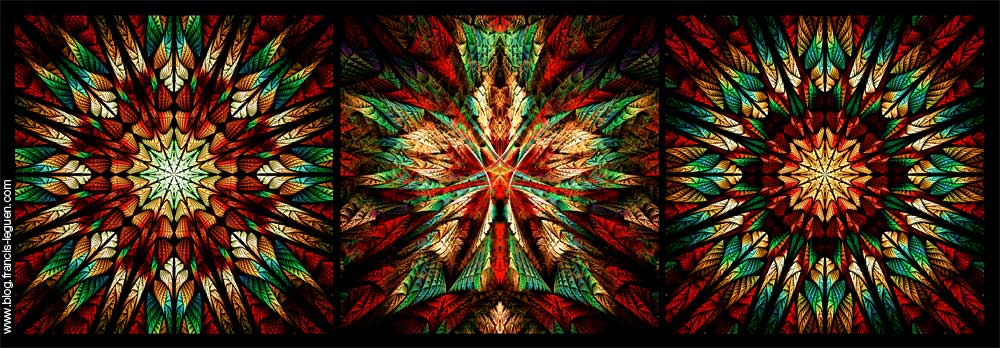 vitraux fractals