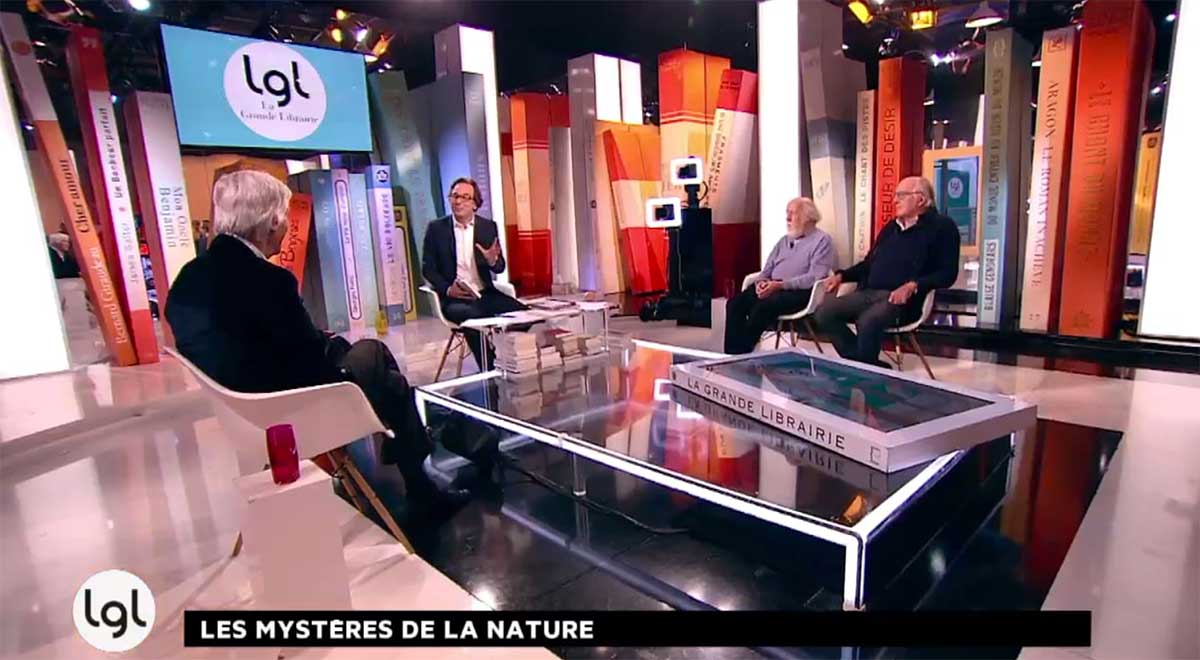 France 5 – La grande librairie – jeudi 24 novembre à 20h45 : les mystères de la nature