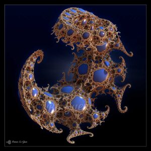 Les fractales de Klein - Fractales - spirales, fractale, répétition