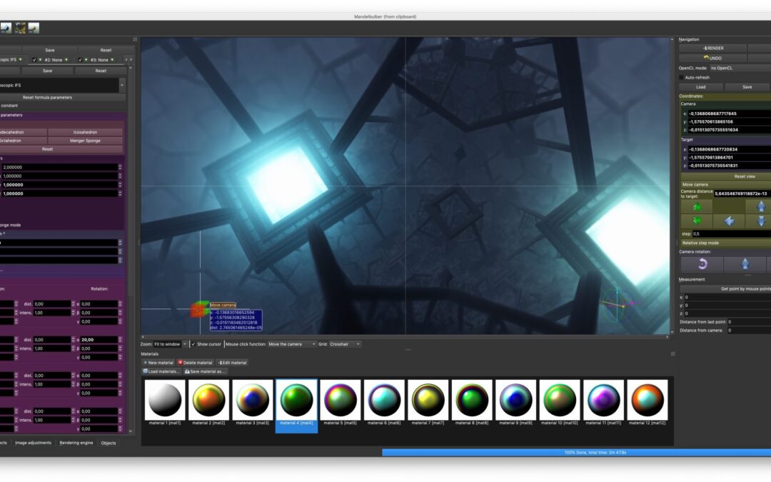 Fractales : Mandelbulber ou Mandelbulb3D ?