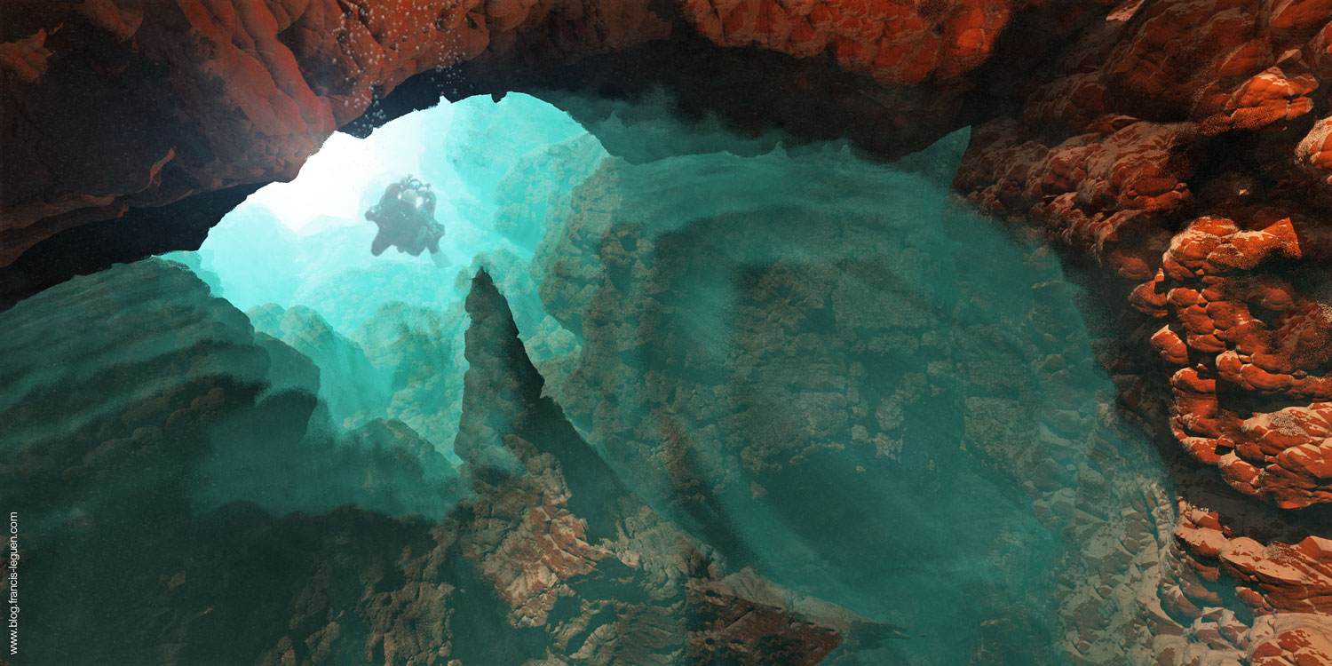 Sous la terre avec Mandelbulber - Fractales - spirales, symétrie, mandelbrot