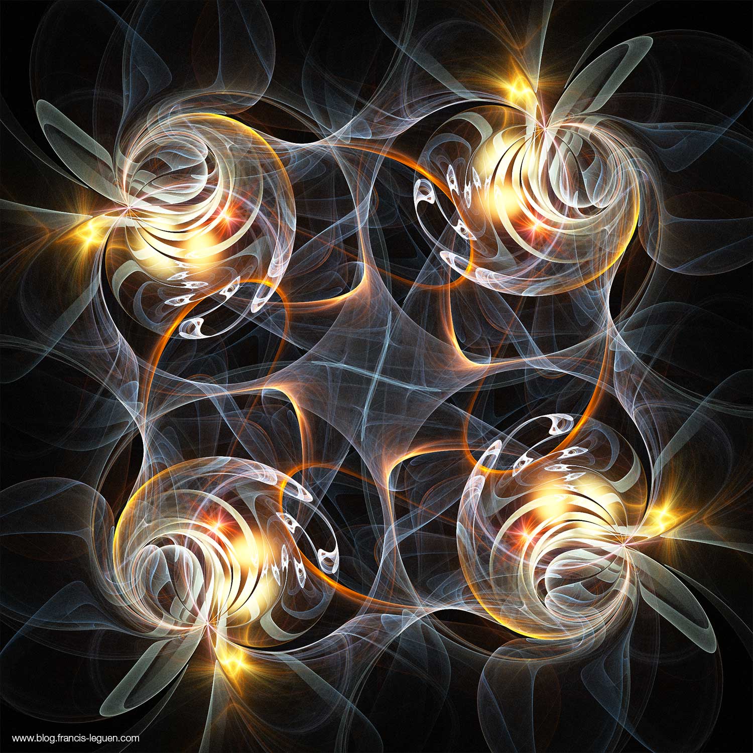 JWildfire - Fractales - symétrie, organique, zoom