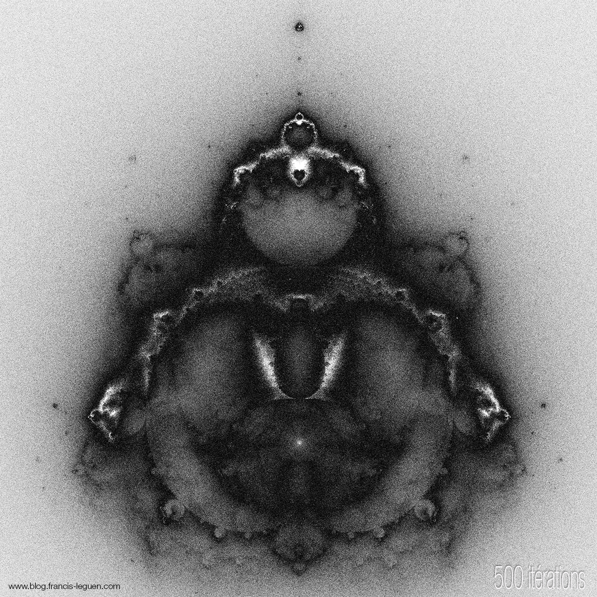 Buddhabrot, à la recherche de la fractale fantôme... - Fractales - mathématiques, infini, ensemble
