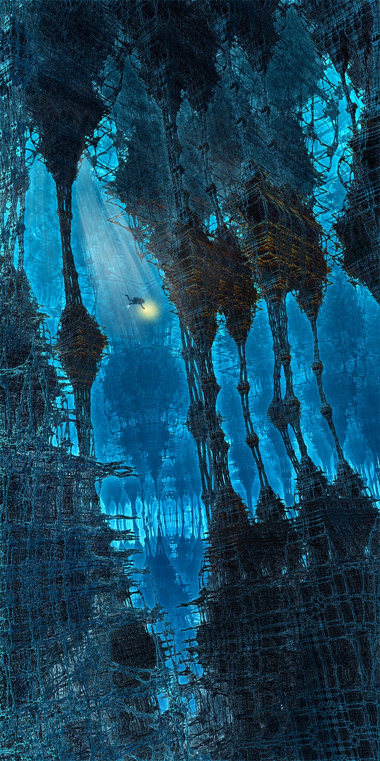 Plongée fractale en riviera maya. - Fractales - spirales, mandelbrot, détails