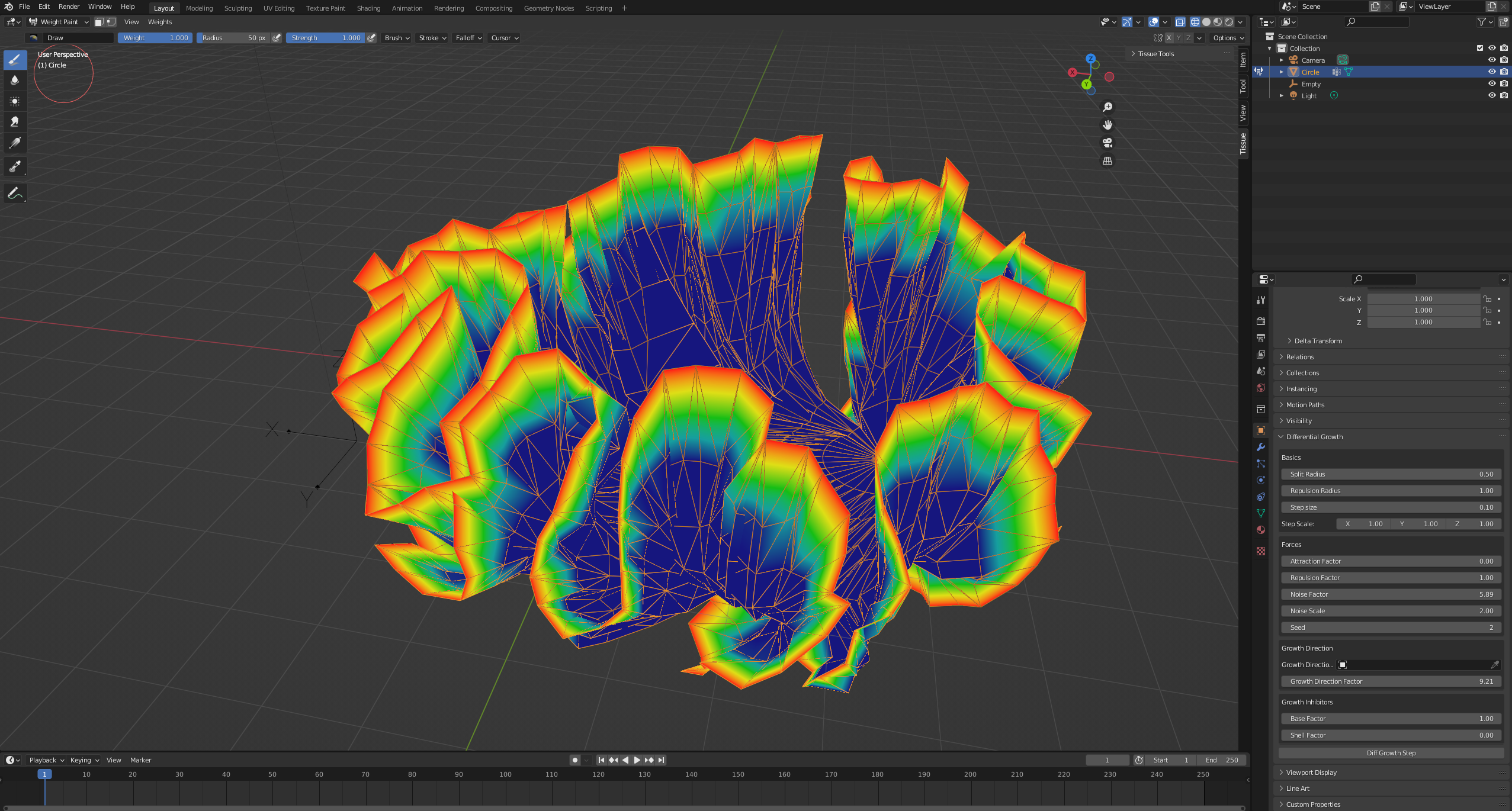 Blender : modéliser les algues et les lichens - 3D - 3D, rendu, rotation