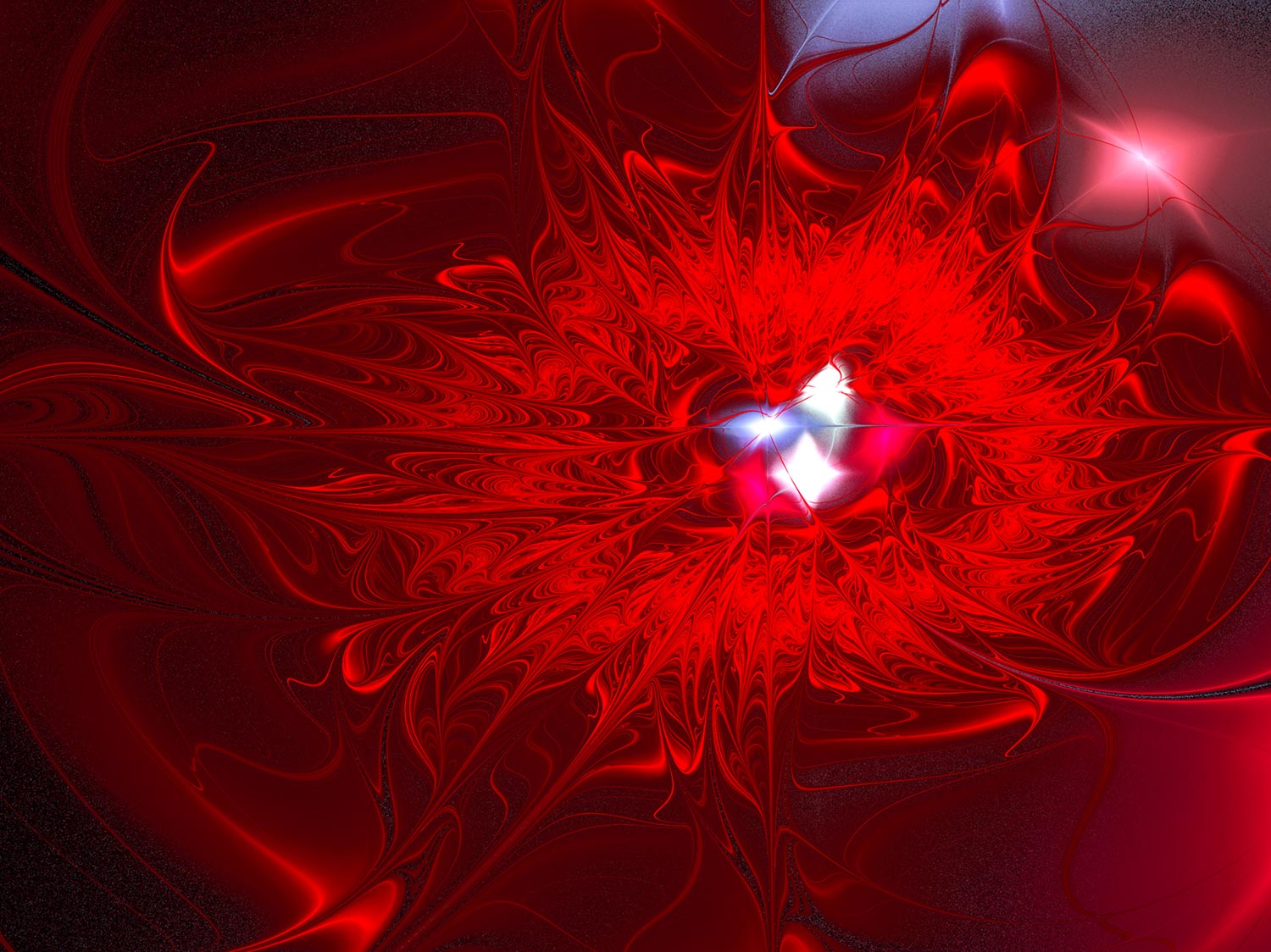 Oily Red - art fractal - Francis Le Guen