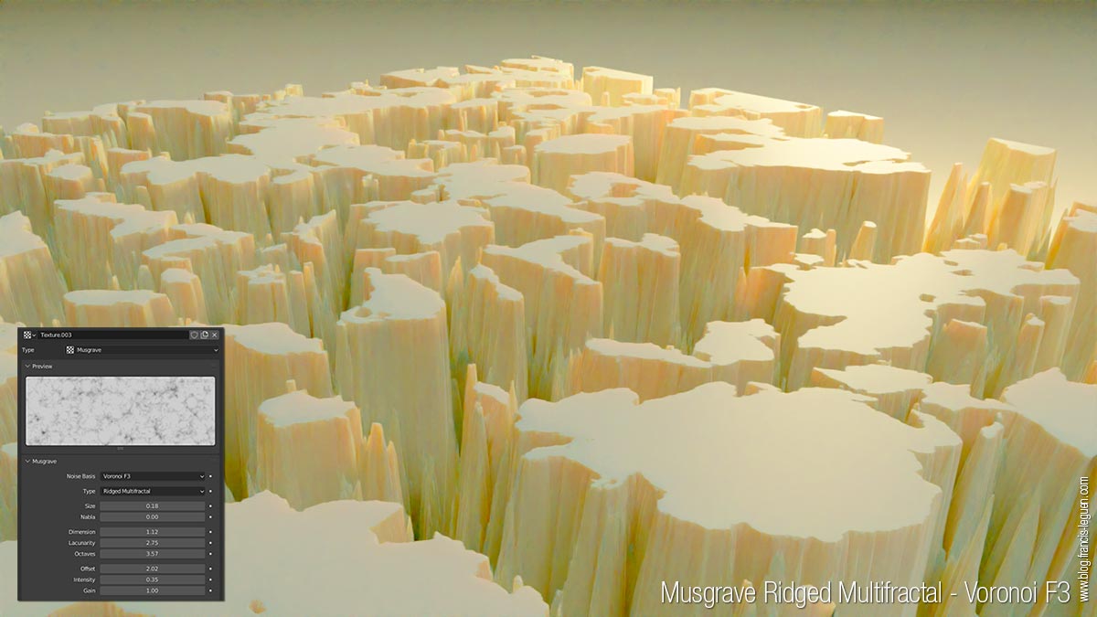 Les terrains fractals de Ken Musgrave - Fractales - symétrie, infini, zoom