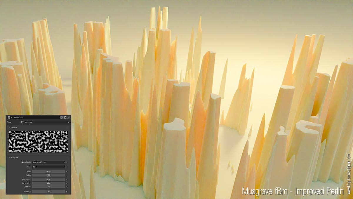 Les terrains fractals de Ken Musgrave - Fractales - symétrie, infini, zoom