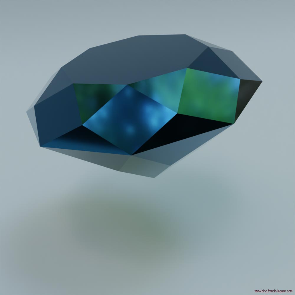 Itérations : dans Blender aussi... - 3D - volume, maillage, surface