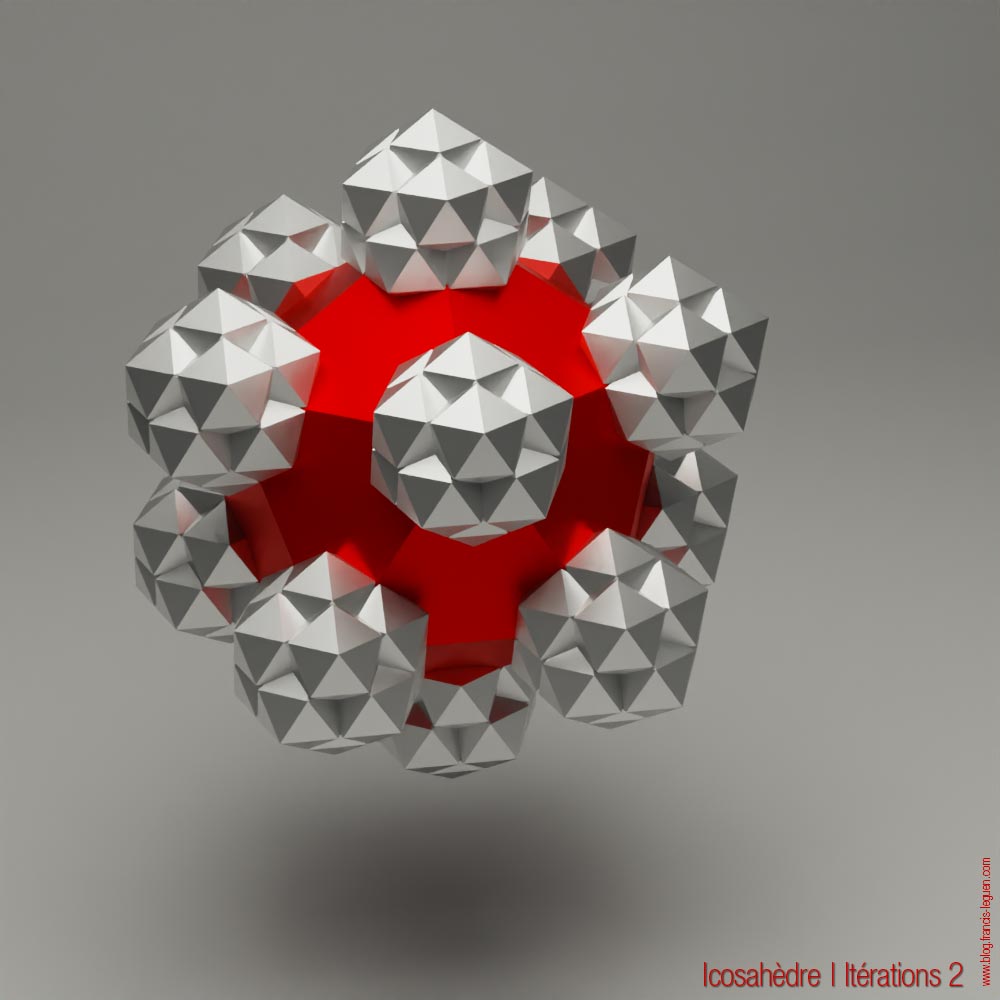 Itérations : dans Blender aussi... - 3D - volume, maillage, surface