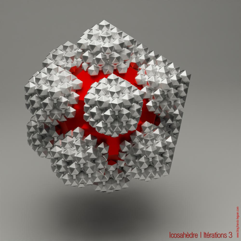 Itérations : dans Blender aussi... - 3D - volume, maillage, surface