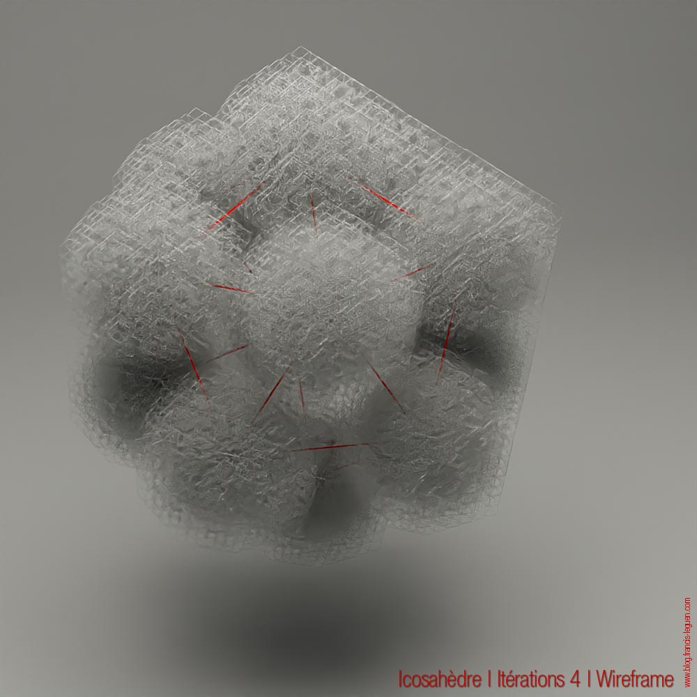 Itérations : dans Blender aussi... - 3D - volume, maillage, surface