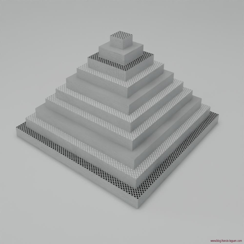 Itérations : dans Blender aussi... - 3D - volume, maillage, surface