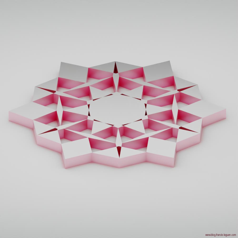Itérations : dans Blender aussi... - 3D - volume, maillage, surface