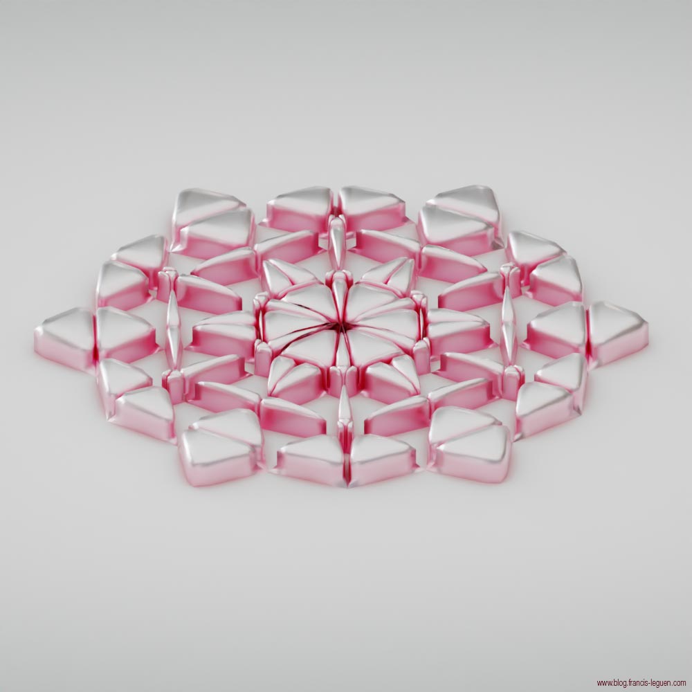 Itérations : dans Blender aussi... - 3D - volume, maillage, surface