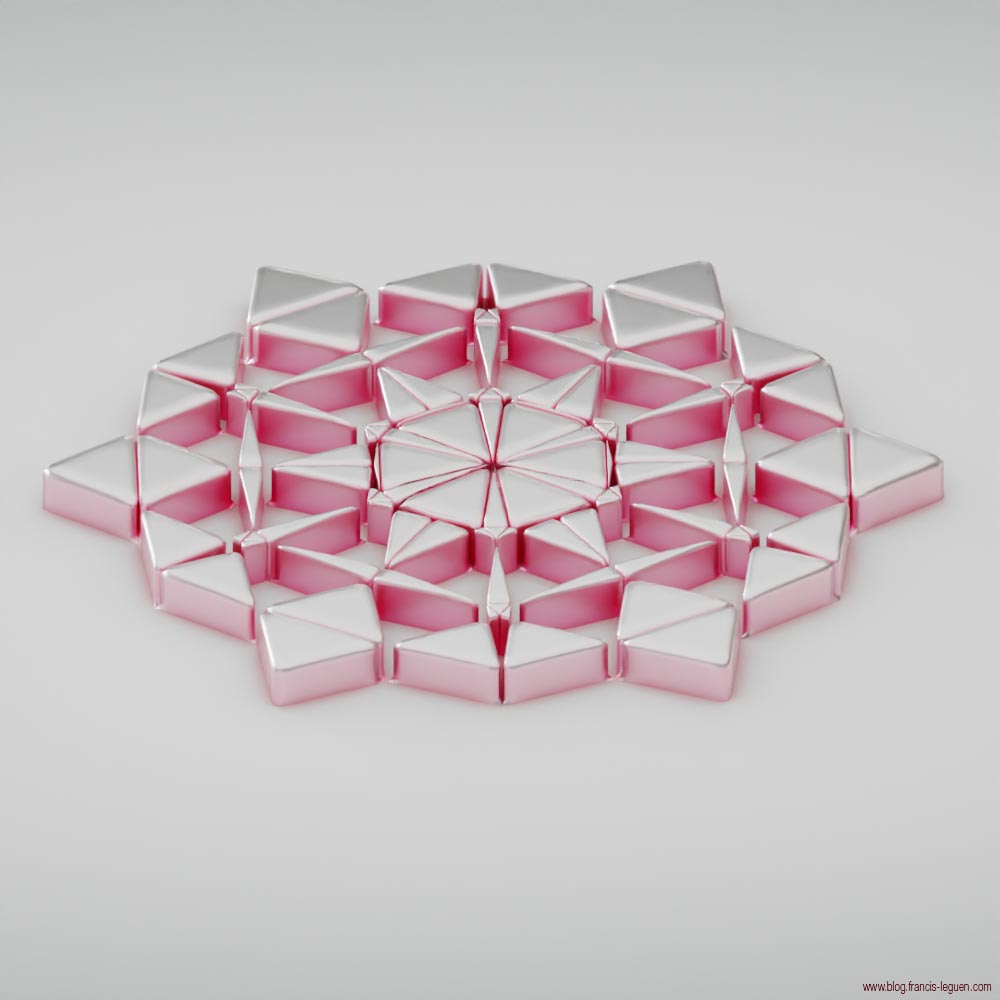 Itérations : dans Blender aussi... - 3D - volume, maillage, surface