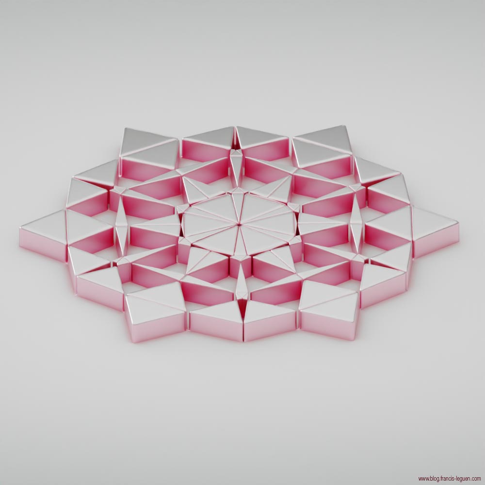 Itérations : dans Blender aussi... - 3D - volume, maillage, surface