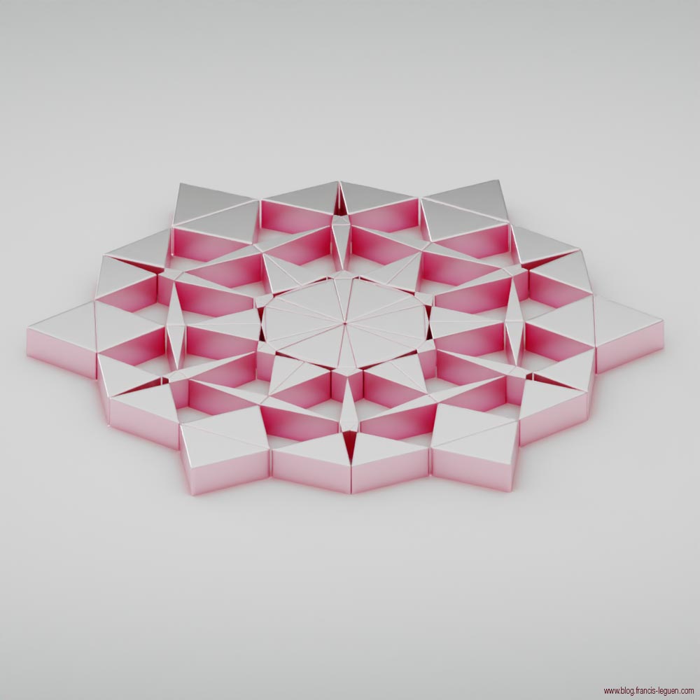 Itérations : dans Blender aussi... - 3D - volume, maillage, surface