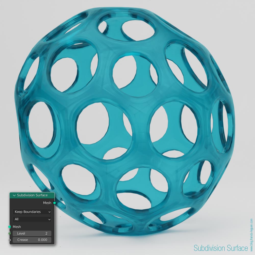 Blender : modélisation procédurale avec geometry nodes - 3D - 3D, lumière, stéréo