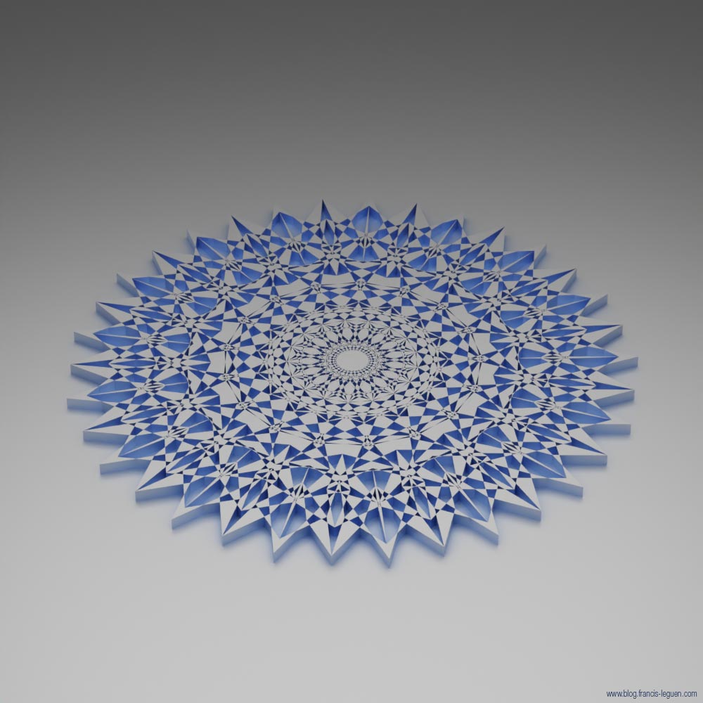 Itérations : dans Blender aussi... - 3D - volume, maillage, surface